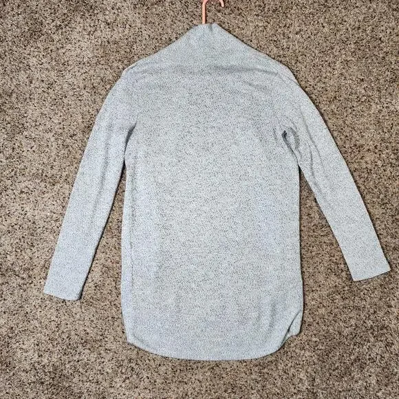 Aeropostale Gray Lightweight Open Long Sleeve Cardigan Sweater Size Medium - Picture 2 of 4